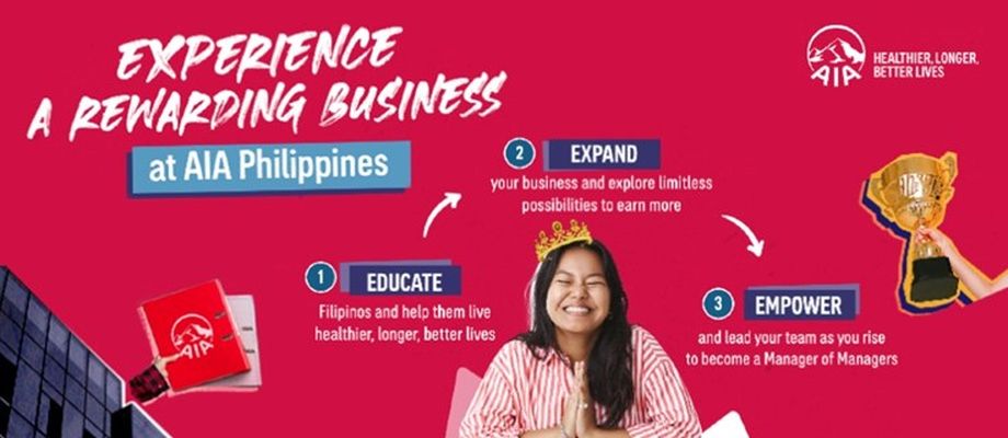 Experience a Rewarding Business at AIA Philippines 