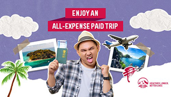 TRAVEL FOR FREE AT AIA PHILIPPINES