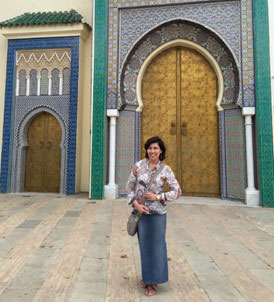 Philam Life Unit Manager Nina Solomon in Morocco