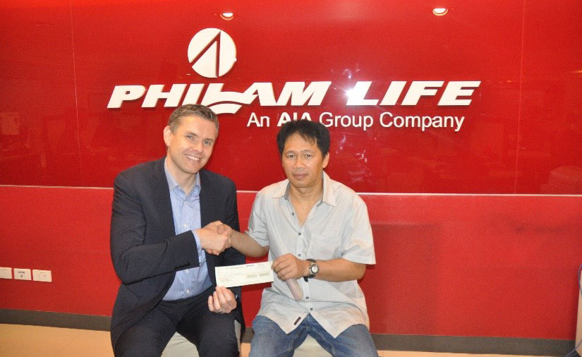 Philam Life Chief Life Operations Officer Richard Bracken and Mr. Leonito La-Anan